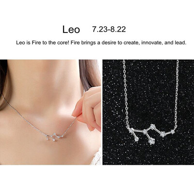 Shiny Rhinestone Women Horoscope Astrology Constellation Sign Guardian Necklace 
Shiny Rhinestone Women Horoscope Astrology Constellation Sign Guardian Necklace