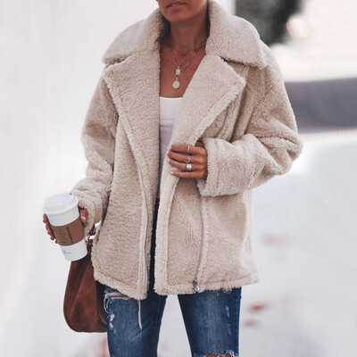 Autumn Winter Long sleeve Women Coat Fashion New Womens Button Suit Collar Pocket Blouse Woolen Jacket coats Warm windbreaker
Autumn Winter Long sleeve Women Coat Fashion New Womens Button Suit Collar Pocket Blouse Woolen Jacket coats Warm windbreaker