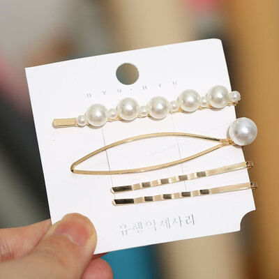 Trendy Summer Pearl Metal Hair Clips Set For Women Hair Barrette Fashion Hairpins Handmade Beauty Accessories
Trendy Summer Pearl Metal Hair Clips Set For Women Hair Barrette Fashion Hairpins Handmade Beauty Accessories