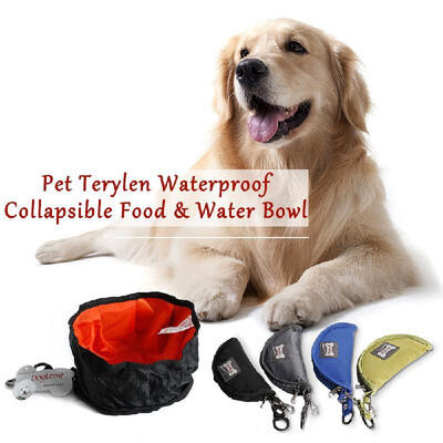 Pet Terylen Bowl Portable Folding Collapsible Waterproof Food&Water Bowl for Dogs Cats Outdoors Hiking Camping
Pet Terylen Bowl Portable Folding Collapsible Waterproof Food&Water Bowl for Dogs Cats Outdoors Hiking Camping