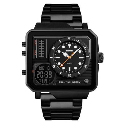 SKMEI Multifunction Waterproof Business Mens Watch Digital Dual Display Outdoor Sport Watches
SKMEI Multifunction Waterproof Business Mens Watch Digital Dual Display Outdoor Sport Watches