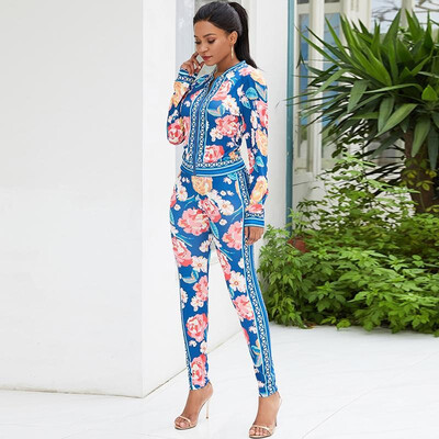 Women Two Piece Set Bomber Jacket Leggings Colorful Floral Print High Waist Long Sleeve Sexy Suit
Women Two Piece Set Bomber Jacket Leggings Colorful Floral Print High Waist Long Sleeve Sexy Suit