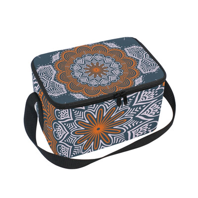 ALAZA Insulated Lunch Box Navy Flower Pattern Lunch Bag for Men Women Portable Tote Bag Cooler Bag
ALAZA Insulated Lunch Box Navy Flower Pattern Lunch Bag for Men Women Portable Tote Bag Cooler Bag