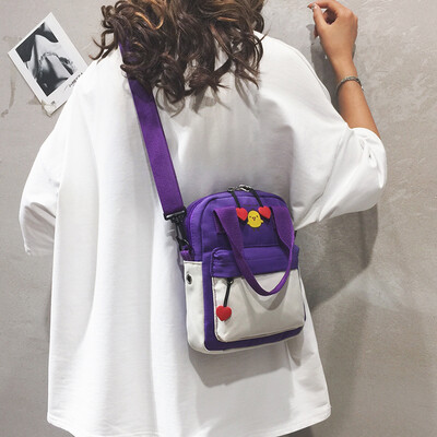 Small fresh Harajuku student small bag female 2019 fashion wild wide shoulder strap shoulder Messenger bag portable canvas bag
Small fresh Harajuku student small bag female 2019 fashion wild wide shoulder strap shoulder Messenger bag portable canvas bag