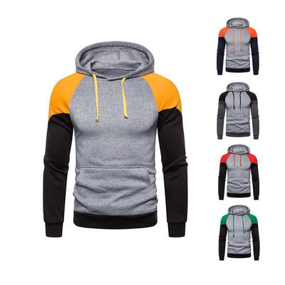 Mens Casual Long Sleeve Pullover Hoodies Autumn Winter Color Block Warm Sweatshirt
Mens Casual Long Sleeve Pullover Hoodies Autumn Winter Color Block Warm Sweatshirt
