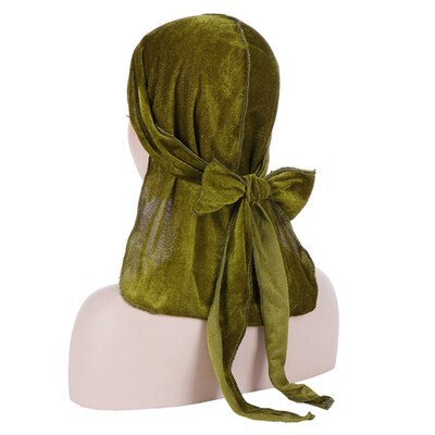 Men Women Unisex Winter Velvet Solid Color Turban Hat Extra Long Tail Wide Straps Pirate Head wrap Biker Hair Cover
Men Women Unisex Winter Velvet Solid Color Turban Hat Extra Long Tail Wide Straps Pirate Head wrap Biker Hair Cover