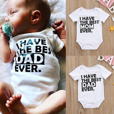 Newborn Baby Boy Girl Infant Family Romper Jumpsuit Playsuit Bodysuit Outfits Clothes