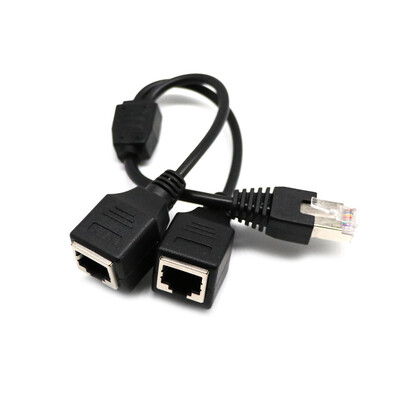 RJ45 Network Splitter 1 to 2 Port Ethernet Cable Adapter Male To Female LAN High Speed Cord
RJ45 Network Splitter 1 to 2 Port Ethernet Cable Adapter Male To Female LAN High Speed Cord
