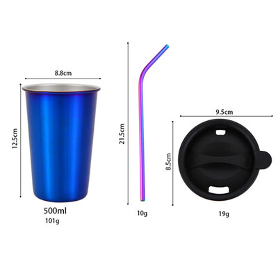 Stainless Steel Coffee Mug With lid Straw Double Wall Household Coffee Cup Milk Tea Cup SetWith Straw Travel Drink Cup
Stainless Steel Coffee Mug With lid Straw Double Wall Household Coffee Cup Milk Tea Cup SetWith Straw Travel Drink Cup
