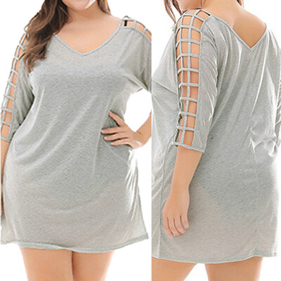 Roseonmyhand Womens Fashion Casual V-Neck Solid Half T-shirt Hollow out Backless Tops
Roseonmyhand Womens Fashion Casual V-Neck Solid Half T-shirt Hollow out Backless Tops
