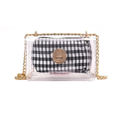 Tailored Summer Woman Bag 2019 New Transparent Shoulder Jelly Bag Chain 2PC Messenger bag
Tailored Summer Woman Bag 2019 New Transparent Shoulder Jelly Bag Chain 2PC Messenger bag