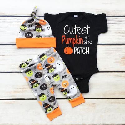 3PCS Set Newborn Baby Boy Clothes Pumpkin Halloween Bodysuit Romper JumpsuitLong PantsHat Outfits Suit 0-18M
3PCS Set Newborn Baby Boy Clothes Pumpkin Halloween Bodysuit Romper JumpsuitLong PantsHat Outfits Suit 0-18M