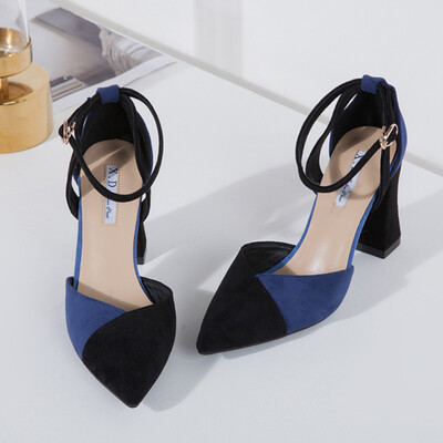 Womens shoes Korean version of the pointed high-heeled high-heeled sandals light mouth with empty single shoes
Womens shoes Korean version of the pointed high-heeled high-heeled sandals light mouth with empty single shoes