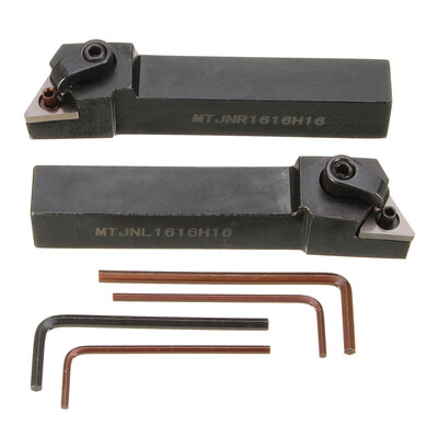 2pcs MTJNL1616H16 MTJNR1616H16 Lathe Turning Tool Holder 16x100mm&4pcs Wrench Replacement for TNMG Insert
2pcs MTJNL1616H16 MTJNR1616H16 Lathe Turning Tool Holder 16x100mm&4pcs Wrench Replacement for TNMG Insert