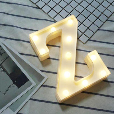 DIY English Letter Z LED Night Light Symbol Modeling Lamp For BirthdayWeddingMarriage Proposal Decor
DIY English Letter Z LED Night Light Symbol Modeling Lamp For BirthdayWeddingMarriage Proposal Decor
