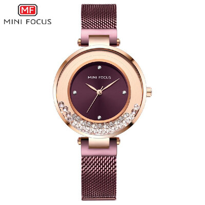 MINI FOCUS MF0254L Woman Quartz Watch Decorative Diamonds Outdoor Waterproof Female Wristwatch
MINI FOCUS MF0254L Woman Quartz Watch Decorative Diamonds Outdoor Waterproof Female Wristwatch