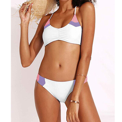 Roseonmyhand Women Patchwork Bandage Two Pieces Bikini Swimsuit Beachwear Set Swimwear
Roseonmyhand Women Patchwork Bandage Two Pieces Bikini Swimsuit Beachwear Set Swimwear