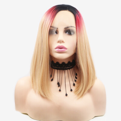 Amazing Star Lace Frontal Bob Wigs Straight Hair Blonde Color Heat Resistant Fiber Side Part Synthetic Hair For Fashion Women
Amazing Star Lace Frontal Bob Wigs Straight Hair Blonde Color Heat Resistant Fiber Side Part Synthetic Hair For Fashion Women