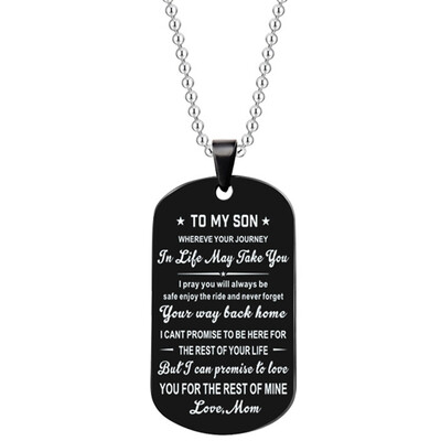 Pendant Necklace Family Jewelry To My Son Daughter We Love You Love Dad Mom Necklace Military Army Cards
Pendant Necklace Family Jewelry To My Son Daughter We Love You Love Dad Mom Necklace Military Army Cards
