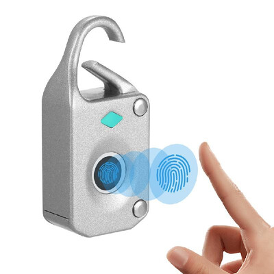 Smart Fingerprint Padlock Mini Smart Lock 10 Fingerprint Recording Security Padlock Rechargeable Luggage Lock
Smart Fingerprint Padlock Mini Smart Lock 10 Fingerprint Recording Security Padlock Rechargeable Luggage Lock