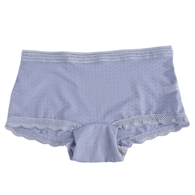 Women Lace Stitching Transparent Mesh Solid Color Mid Waist Hip Shaping Briefs Sweet Sexy Panties
Women Lace Stitching Transparent Mesh Solid Color Mid Waist Hip Shaping Briefs Sweet Sexy Panties