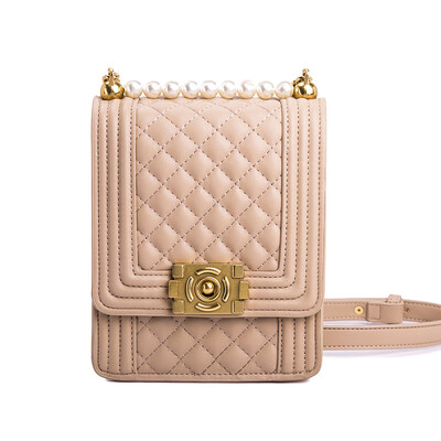 Lingge pearl chain bag 2019 new Korean casual fashion wild single shoulder slung on the new small bag handbag
Lingge pearl chain bag 2019 new Korean casual fashion wild single shoulder slung on the new small bag handbag