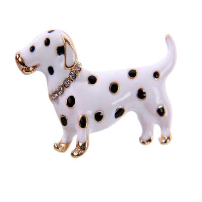 White Enamel Black Spots Dog Brooches Women Mens Alloy Animal Brooch Pins Girls Bag
White Enamel Black Spots Dog Brooches Women Mens Alloy Animal Brooch Pins Girls Bag