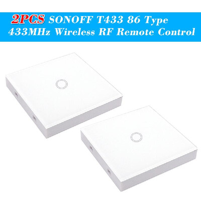 3PCS SONOFF T433 86 Type Luxury Wall Touch Panel Sticky 433MHz Wireless RF Remote Control Transmitter Automation Modules 1 Gang Su
3PCS SONOFF T433 86 Type Luxury Wall Touch Panel Sticky 433MHz Wireless RF Remote Control Transmitter Automation Modules 1 Gang Su