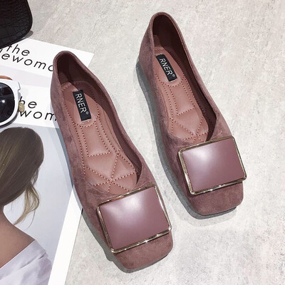 Square head womens shoes spring Korean version of the soft sister shallow flat-soled single shoes hundred bean shoes work shoes
Square head womens shoes spring Korean version of the soft sister shallow flat-soled single shoes hundred bean shoes work shoes