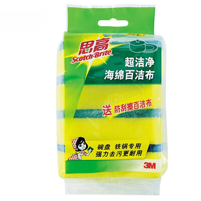 3M Scotch surface sponge absorbent scouring pad 4 piece mirror countertop scratch-resistant sponge wipe block
3M Scotch surface sponge absorbent scouring pad 4 piece mirror countertop scratch-resistant sponge wipe block