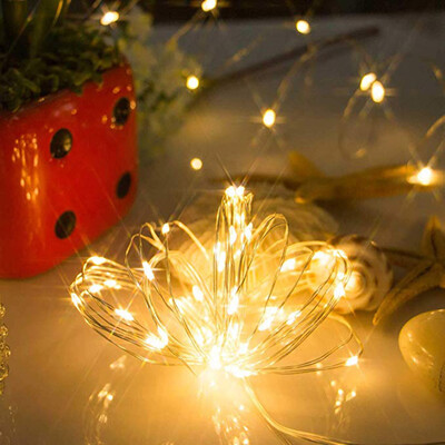 Gobestart 6Pcs 3m30LED Fairy Light Battery Starry String Copper Wire Decor Christmas
