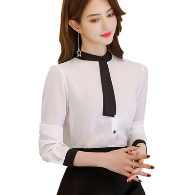 Women Blouses Tops Fashion wild Long Sleeve chiffon shirt 2019 New elegant Casual Lady Office Blouses Top
Women Blouses Tops Fashion wild Long Sleeve chiffon shirt 2019 New elegant Casual Lady Office Blouses Top