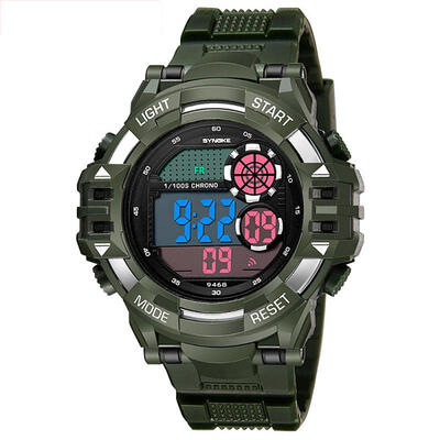 SYNOKE Mens Outdoor Watch Stylish Digital Watch 30m Water Resistance