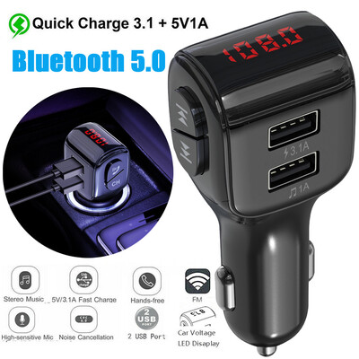 〖Follure〗Bluetooth Car Kit MP3 Player FM Transmitter Wireless Radio Adapter USB Charger
〖Follure〗Bluetooth Car Kit MP3 Player FM Transmitter Wireless Radio Adapter USB Charger