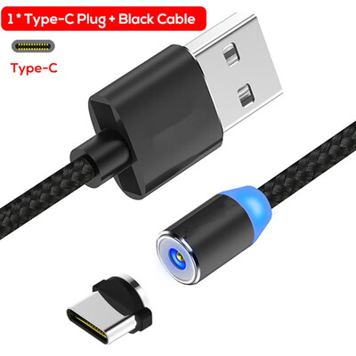 360 Round Magnetic Charging Cable Micro Type C 3 in 1 Cable for iPhone Samsung Xiaomi Huawei LG 1M 2M Nylon Braided LED Cable
360 Round Magnetic Charging Cable Micro Type C 3 in 1 Cable for iPhone Samsung Xiaomi Huawei LG 1M 2M Nylon Braided LED Cable