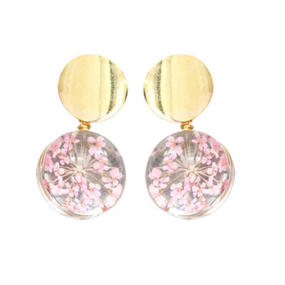 1 Pair Flower Transparent Ball Earrings Sequin Dangle Hanging Drop Earrings Women Girls Dried Flower Wedding Jewelry
1 Pair Flower Transparent Ball Earrings Sequin Dangle Hanging Drop Earrings Women Girls Dried Flower Wedding Jewelry