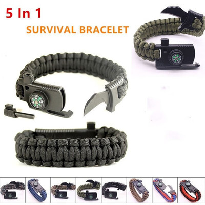 Braided Bracelet Men Women Paracord Survival Bracelet Outdoor Camping Rescue Emergency Rope Bracelets
Braided Bracelet Men Women Paracord Survival Bracelet Outdoor Camping Rescue Emergency Rope Bracelets