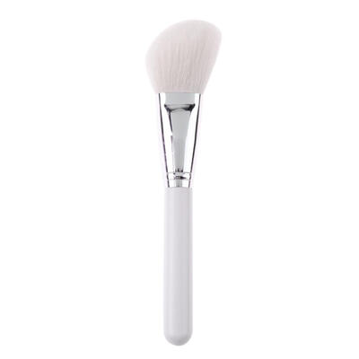 Oblique Angle Wood Handle Shadow Blush Loose Powder Beauty Makeup Brush