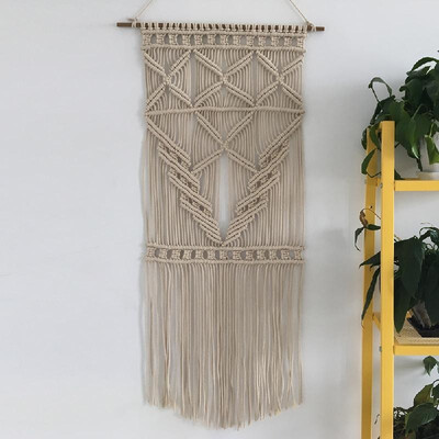 100 Hand Made Macrame Wall Hanging Art Decoration Fine Cotton Tapestry Boho Chic Bohemian Home Deco
100 Hand Made Macrame Wall Hanging Art Decoration Fine Cotton Tapestry Boho Chic Bohemian Home Deco