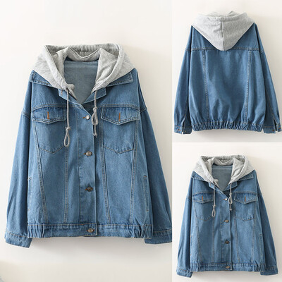 Toponeto Womens Casual Jean Jacket Long Sleeve Denim Coat Retro Cowboy Pockets Jacket 
Toponeto Womens Casual Jean Jacket Long Sleeve Denim Coat Retro Cowboy Pockets Jacket