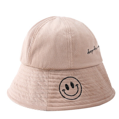 Hat 2019 autumn winter new Bucket Hat Lady Japanese simple smiling face fisherman hat Korean corduroy basin hat man
Hat 2019 autumn winter new Bucket Hat Lady Japanese simple smiling face fisherman hat Korean corduroy basin hat man