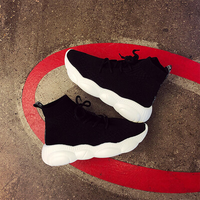 Socks shoes women 2019 spring new red bear dad shoes women Korean version of Joker hip hop high-top sneakers tide
Socks shoes women 2019 spring new red bear dad shoes women Korean version of Joker hip hop high-top sneakers tide
