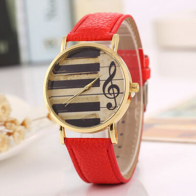 Creative personality notes leather gold watch couple student leisure sports quartz watch
Creative personality notes leather gold watch couple student leisure sports quartz watch