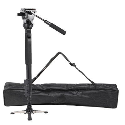YUNTENG VCT-588 Extendable Telescoping Monopod with Detachable Tripod Stand Base Fluid Drag Head for DSLR Camera Camcorder
YUNTENG VCT-588 Extendable Telescoping Monopod with Detachable Tripod Stand Base Fluid Drag Head for DSLR Camera Camcorder