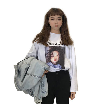Casual T Shirt Women Harajuku Aesthetics Tshirt Sexy Girl Print long Sleeve Tops & Tees Basic Punk Streetwear Cool
Casual T Shirt Women Harajuku Aesthetics Tshirt Sexy Girl Print long Sleeve Tops & Tees Basic Punk Streetwear Cool