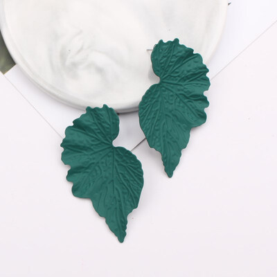 E1016 New Fashion Painted Metal Big Leaf Earrings Statement Flower Stud Earrings For Women Wholesale Jewelry Pendientes Mujer
E1016 New Fashion Painted Metal Big Leaf Earrings Statement Flower Stud Earrings For Women Wholesale Jewelry Pendientes Mujer