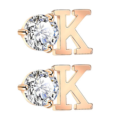 Letter OK Pattern Luxury Fashion Crystal Earring Jewelry Diamond Stud Earring Gifts Perfect
Letter OK Pattern Luxury Fashion Crystal Earring Jewelry Diamond Stud Earring Gifts Perfect