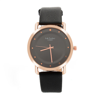 RM Simple And Stylish Casual Cool Monochrome Dial Belt Pin Buckle Ladies Watch