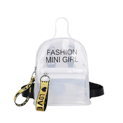 2019 New Fashion PVC Backpack Childrens Student Jelly Backpack