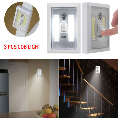 〖Follure〗3 PCS COB LED Wall Switch Wireless Battery Operated Closet Cordless Night Light
〖Follure〗3 PCS COB LED Wall Switch Wireless Battery Operated Closet Cordless Night Light